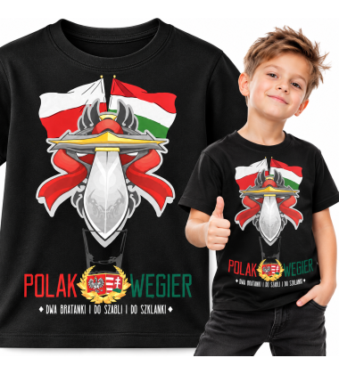 KOSZULKA DZIECIĘCA Patriotyczna POLAK WĘGIER